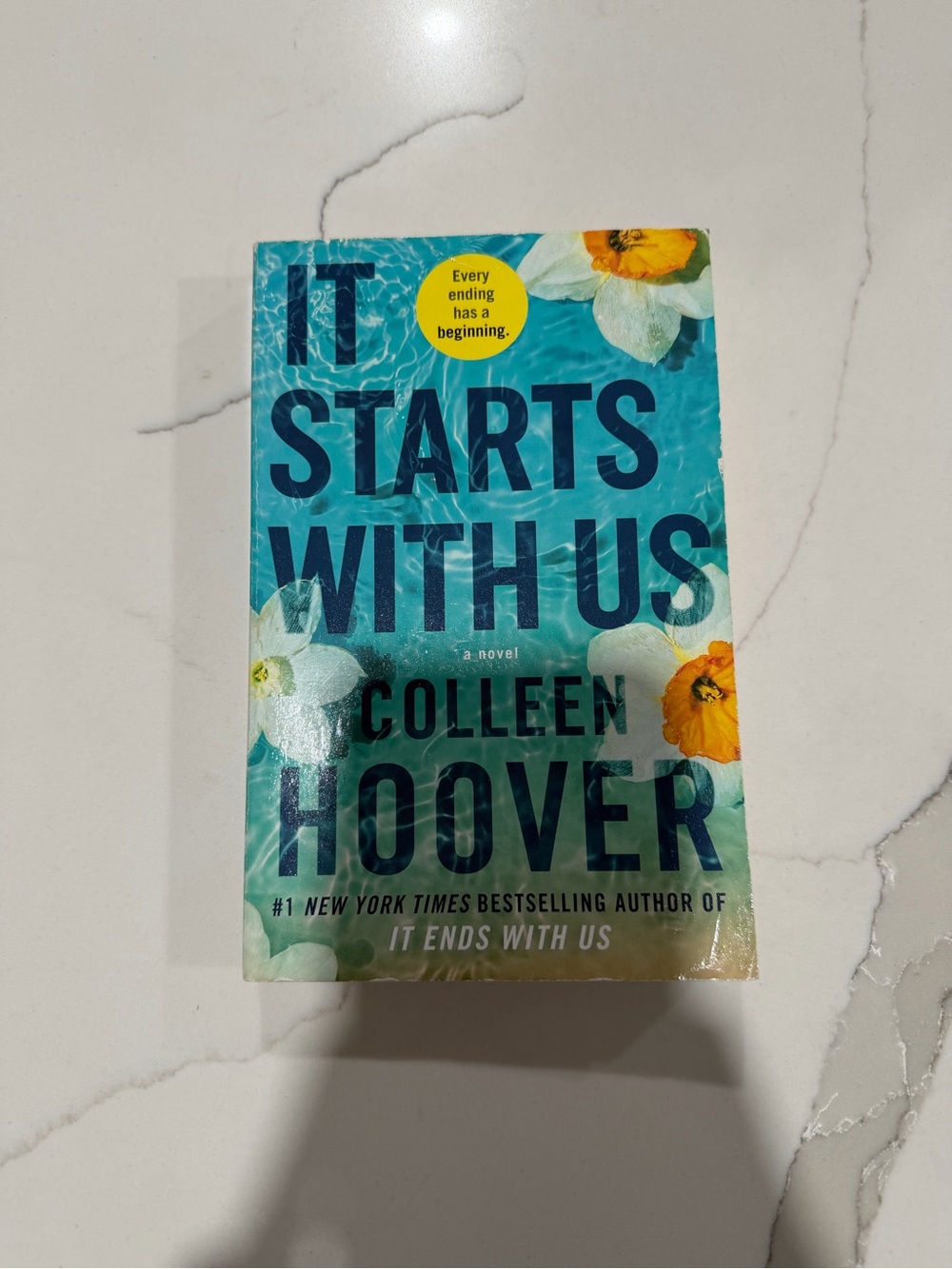 It Starts With Us - Teal Cover Book